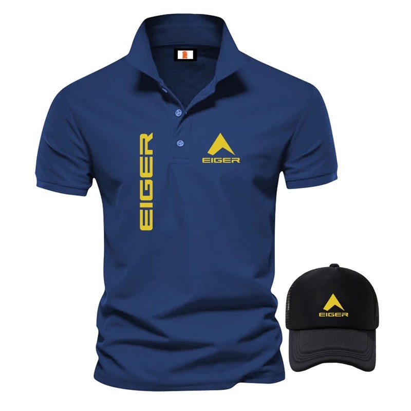 เสื้อคอปกพิเศษ BONUS HAT.!!! EGR Kirka Gold เสื้อโปโลผู้ชายและผู้หญิง / distro_rajawali