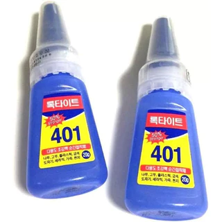 กาว401 กาวติดเล็บ แห้งเร็ว ติดของตกแต่งเล็บ all-purpose glue าวติดอะไหล่PVC แห้งไว ไม่ต้องอบ 20g.