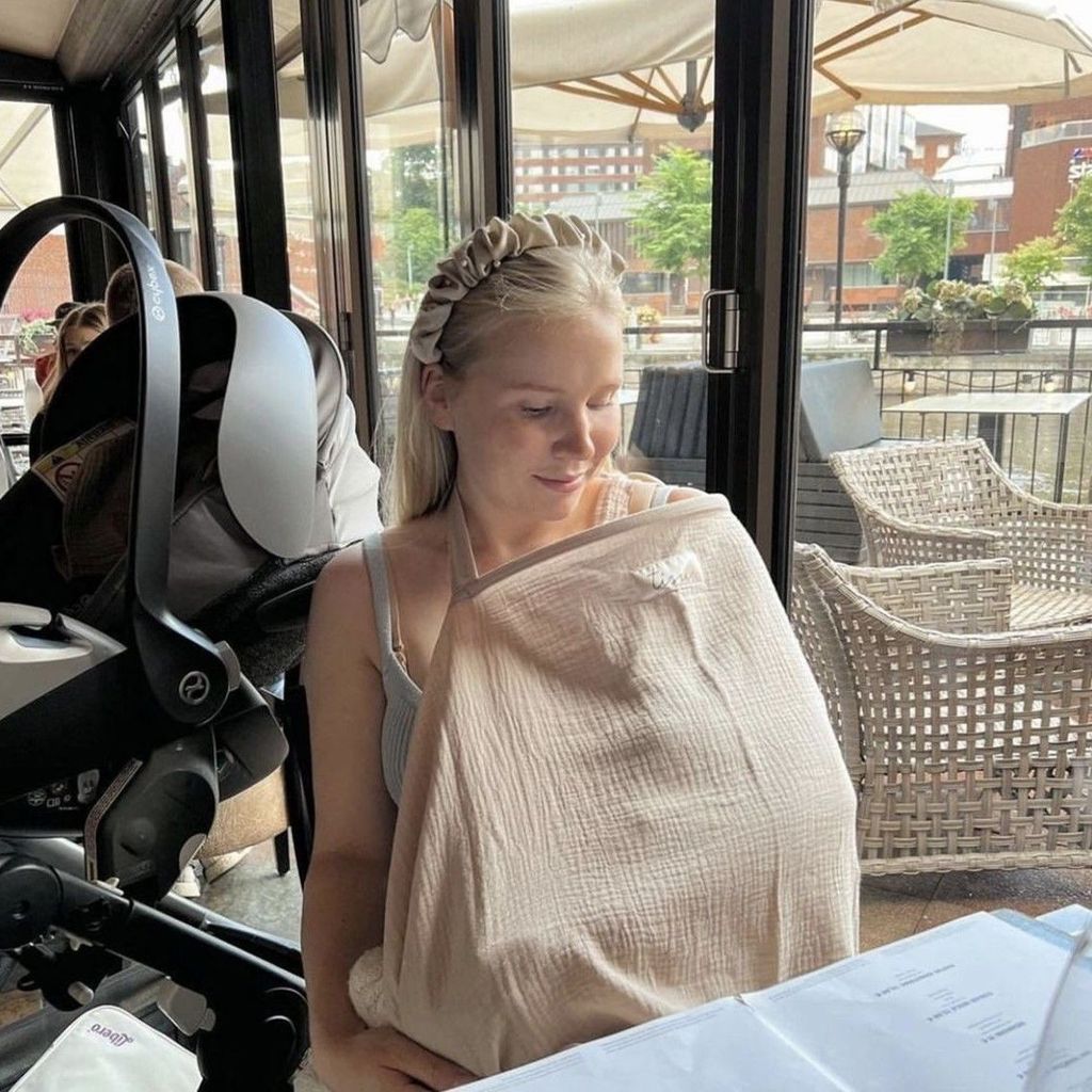 Hot Sale#Baby Pure Cotton Cover Blanket Shading Cloth Outdoor Anti-Exposure Nursing Towel Feeding Ar