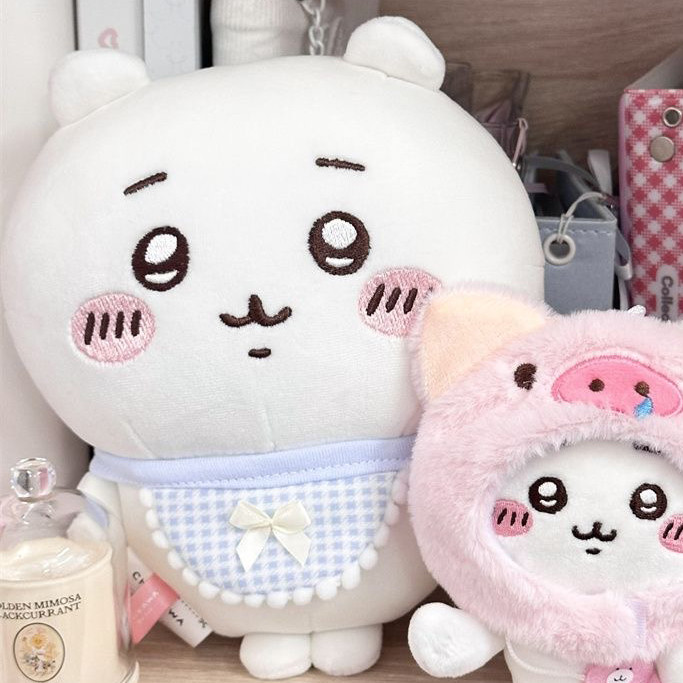 Chikawa chikawa chikawa ตุ๊กตา Usaki น้อยแปด Usaki ผ้าเช็ดตัวน้ําลาย 20 ซม.ผ้าฝ้ายเสื้อผ้าเด็กอุปกรณ