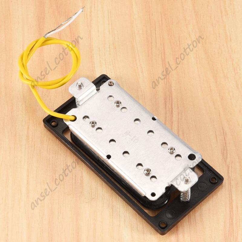 2PCs(1 ชุด) Black Humbucker Double Coil ปิ๊กอัพกีตาร์ไฟฟ้า + สกรูเฟรม - รูปที่ 5