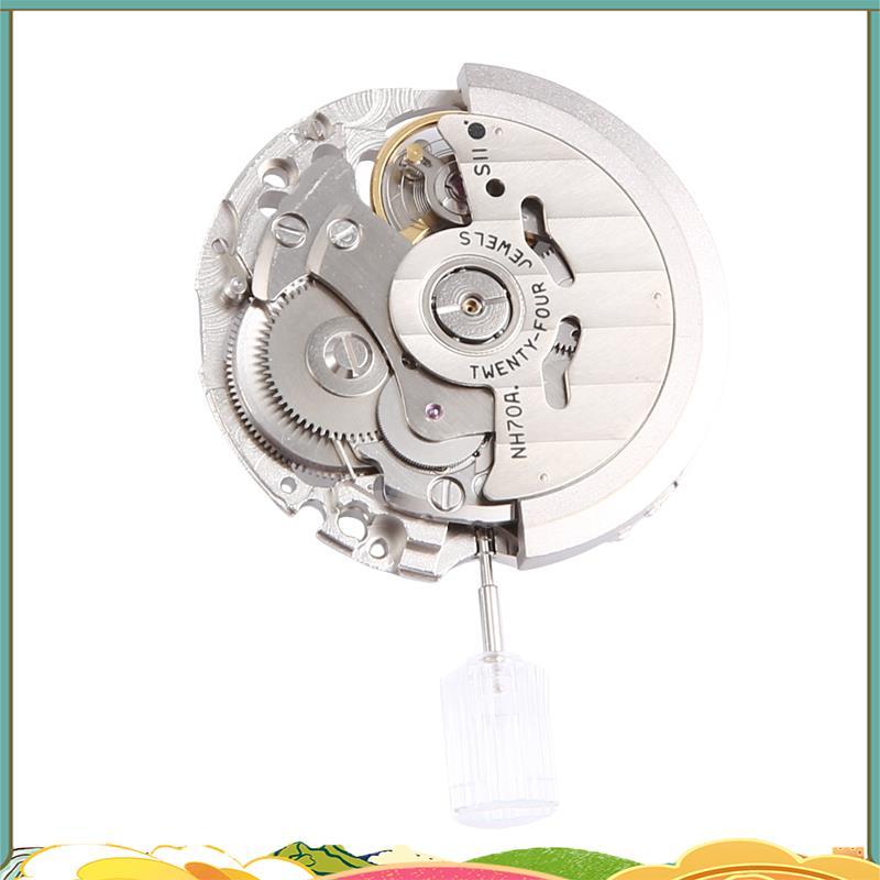 ญี่ปุ่น NH70/NH70A Hollow อัตโนมัตินาฬิกา 21600 BPH 24 Jewels ความแม่นยําสูง Fit สําหรับนาฬิกากลไก