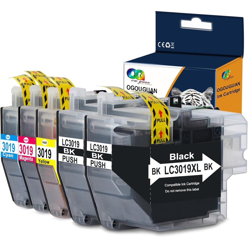 OGOUGUAN LC3019XXL ตลับหมึกสําหรับ LC3019 XXL LC 3019-XXL LC3019 ทํางานร่วมกับ MFC-J5330DW MFC-J6530