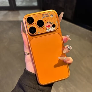 การ์ตูน Cat Pooh Girl Glitter Hollow Frosted เลนส์สติกเกอร์สําหรับ iPhone 17 Pro Max 17 Pro Soft Film เลนส์ฐานสองชิ้นต่อชุด