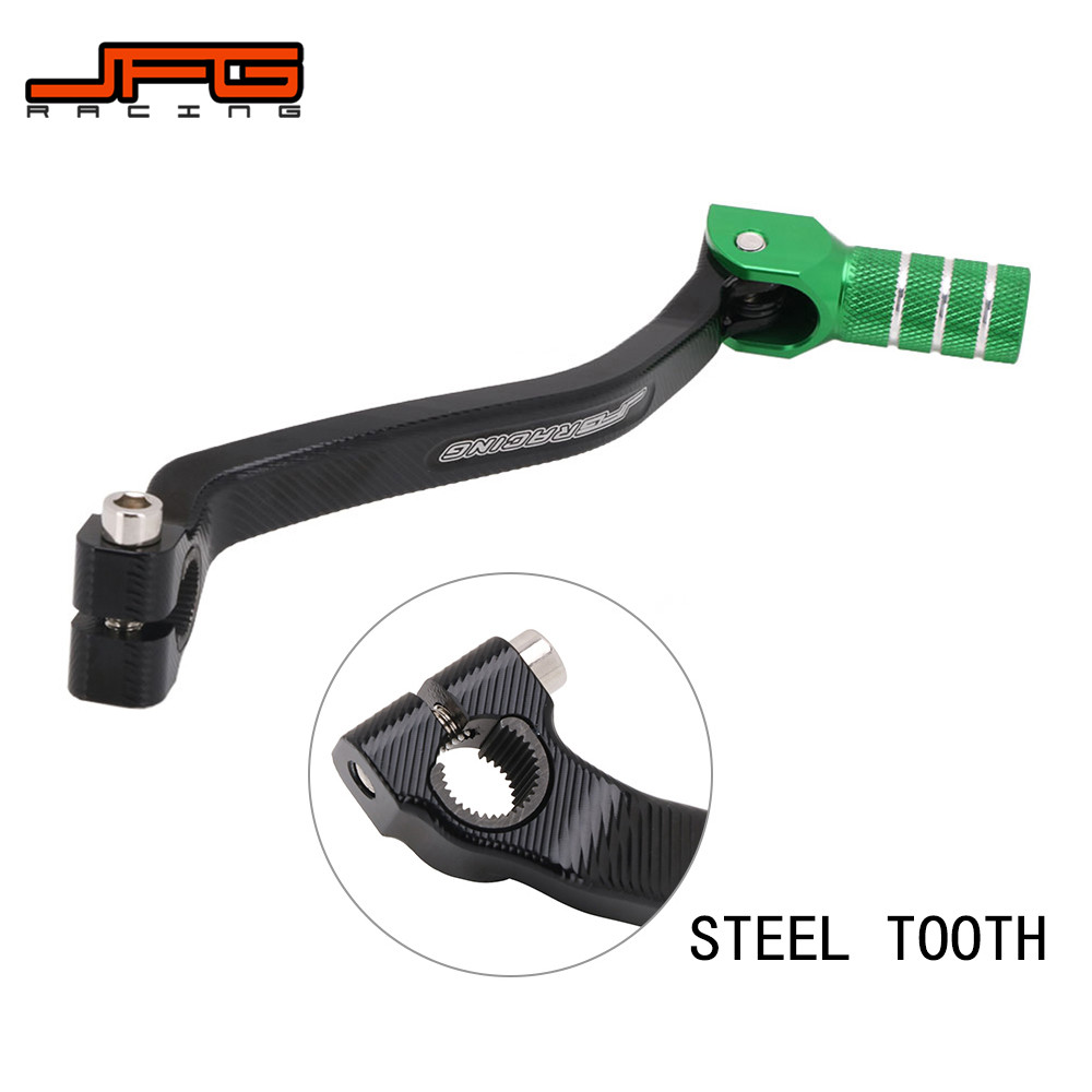 JF Motorcycle CNC Aluminum Gear Shifter Shift Pedal Lever For KAWASAKI KX250F KXF250 2009-2019 KX250