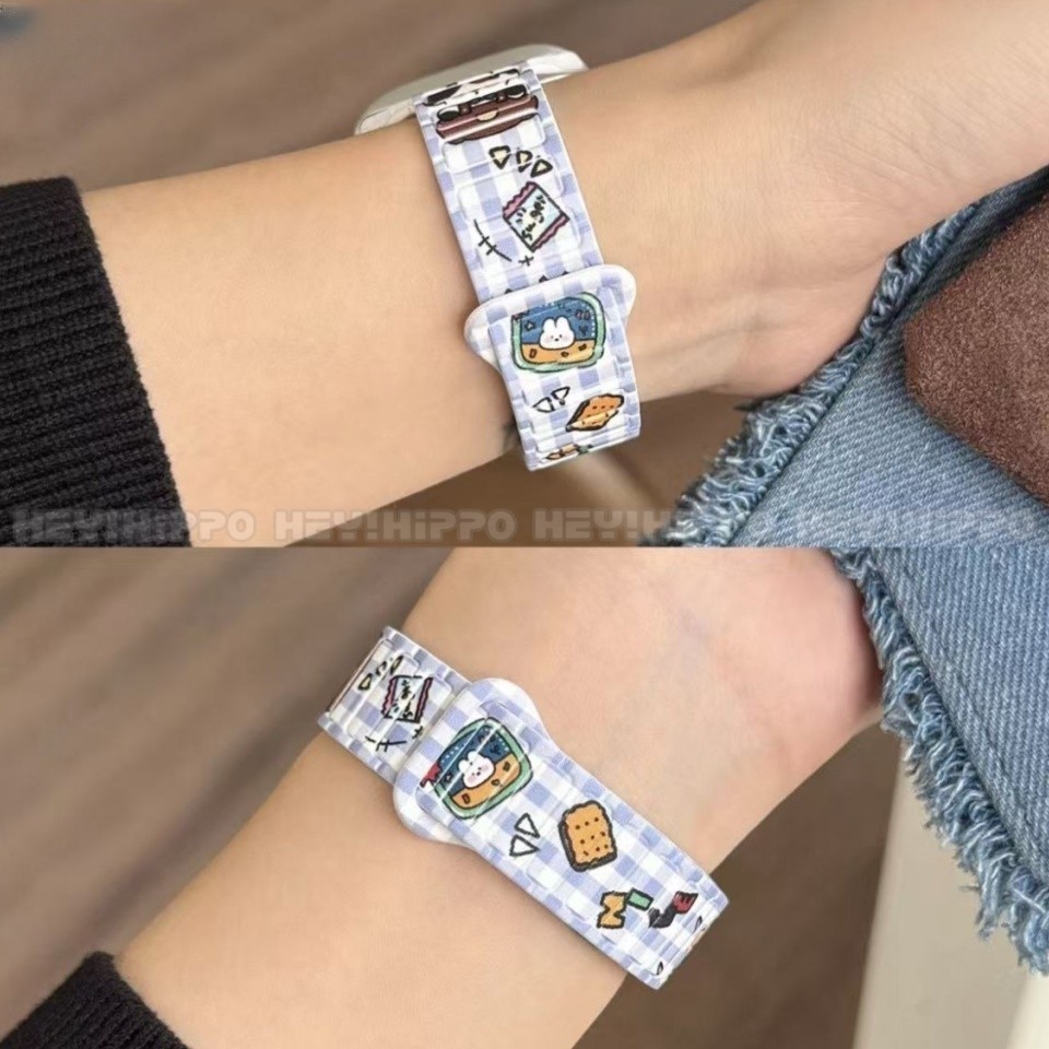 น่ารัก Star Baby Magnetic Strap เหมาะสําหรับ iwatch49/46/45/44/42/41/40/38mm สายการ์ตูนเหมาะสําหรับ iwatch11/10/9/8/7/6/5/6/5/4/3/2/1 - รูปที่ 5