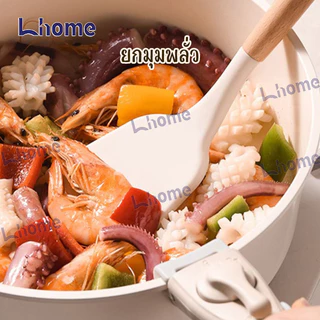 3 ชิ้น ขาว ซิลิโคน เครื่องครัว การปรุงอาหาร ทนต่ออุณหภูมิสูง แขวนได้ ชุดเครื่องใช้ อเนกประสงค์