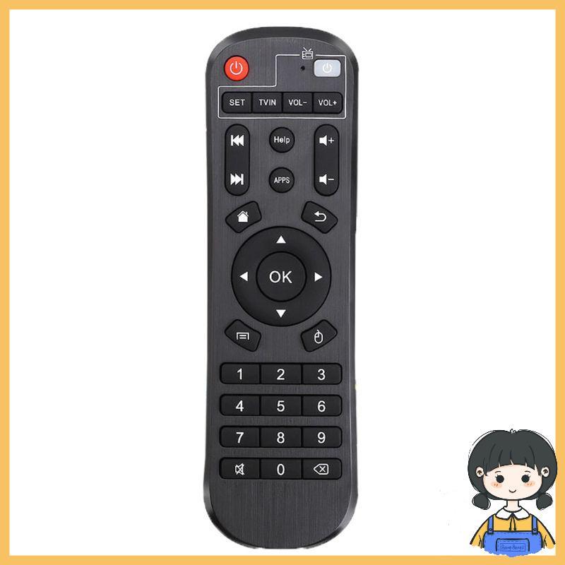 Bang สําหรับรีโมทคอนโทรลสมาร์ททีวีสําหรับ Android TV Box X96 X96 Mini H96 H96 สีดํา