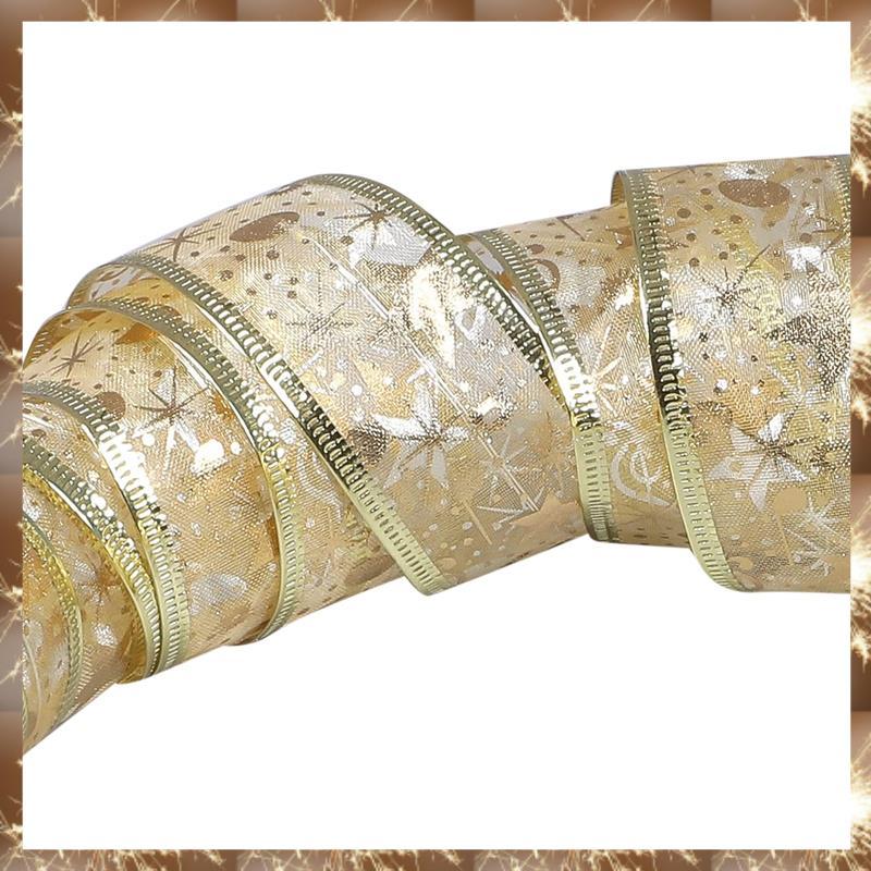 (OKB)Shining Ribbon Christmas Lights 5M Christmas Fairy Lights ไฟแบตเตอรี่ดําเนินการ String Lights ส