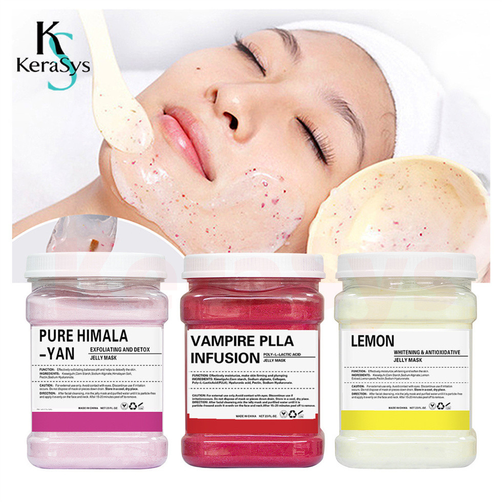 KeraSys Jelly Mask Jelly Mask มาส์กหน้า Powder Mask ผิวชุ่มชื้น ของแท้ 100% 500g มาส์กหน้าใส Jelly F