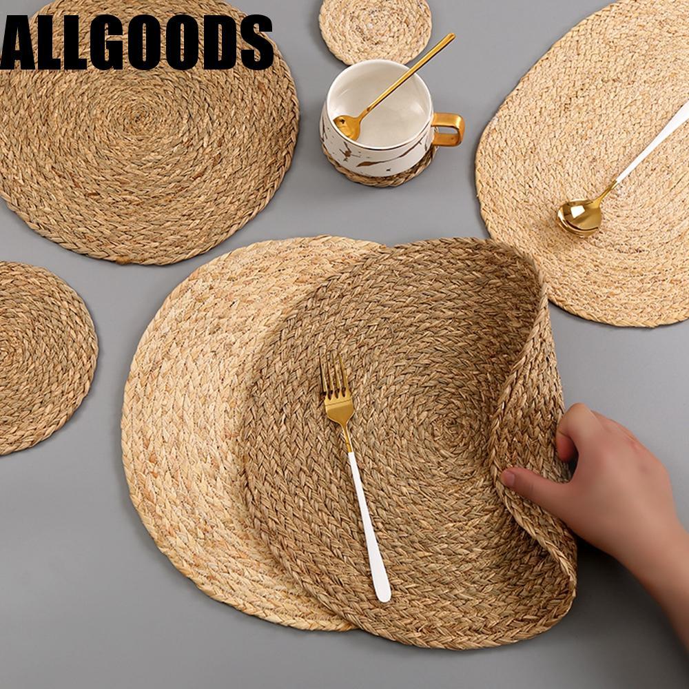 ALLGOODS Placemat Non-slip Weave Table Mats Kitchen Home N1N Table Pads