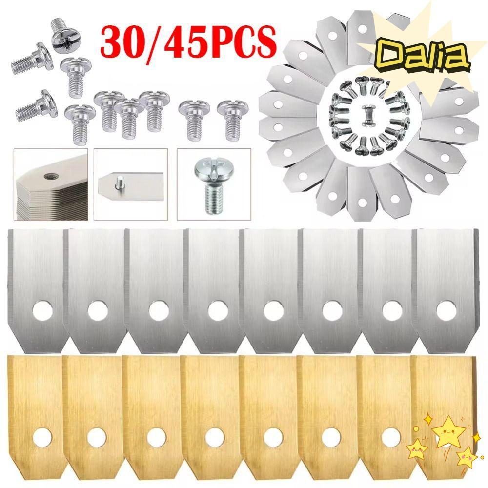 DALIA 30/45PCS Trimmer Blade, สวน 35*18*0.75 มม.เครื่องตัดหญ้าชุดใบมีดตัด,หญ้าเปลี่ยน Courtyard อุปก