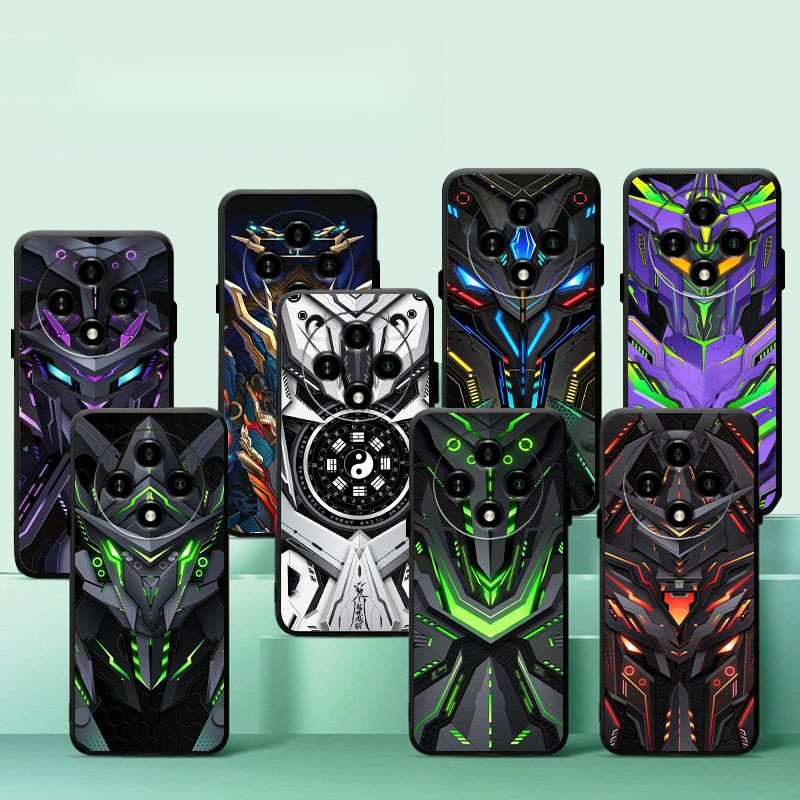 หลายรูปแบบ Soft Case สําหรับ OPPO A3 Pro เคสโทรศัพท์ 5G PJY110 Tech-สไตล์กันกระแทกปกอ่อน OPPO A3 Pro