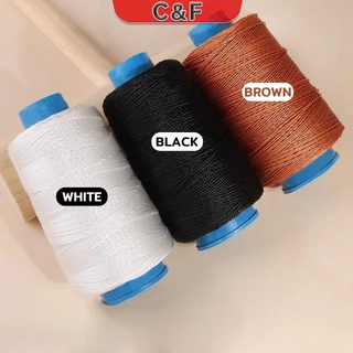 C&F ด้ายเย็บหนัง 300 m ด้ายโพลีเอสเตอร์ สําหรับซ่อมแซมรองเท้าหนัง DIY nylon thread