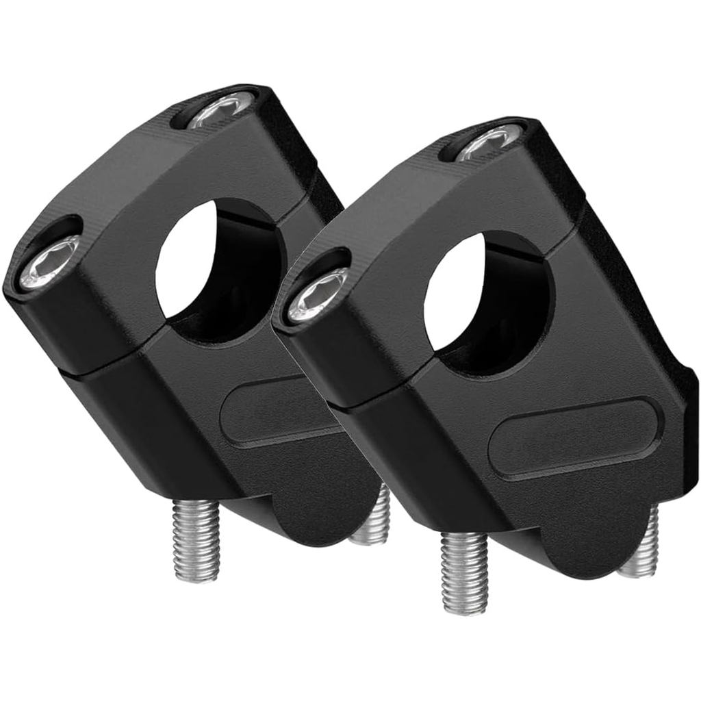7/8" Universal Handlebar Bar Risers Motorcycle Bar Clamps 7/8" Bar For Motorbike Pit Dirt Bikes Blac