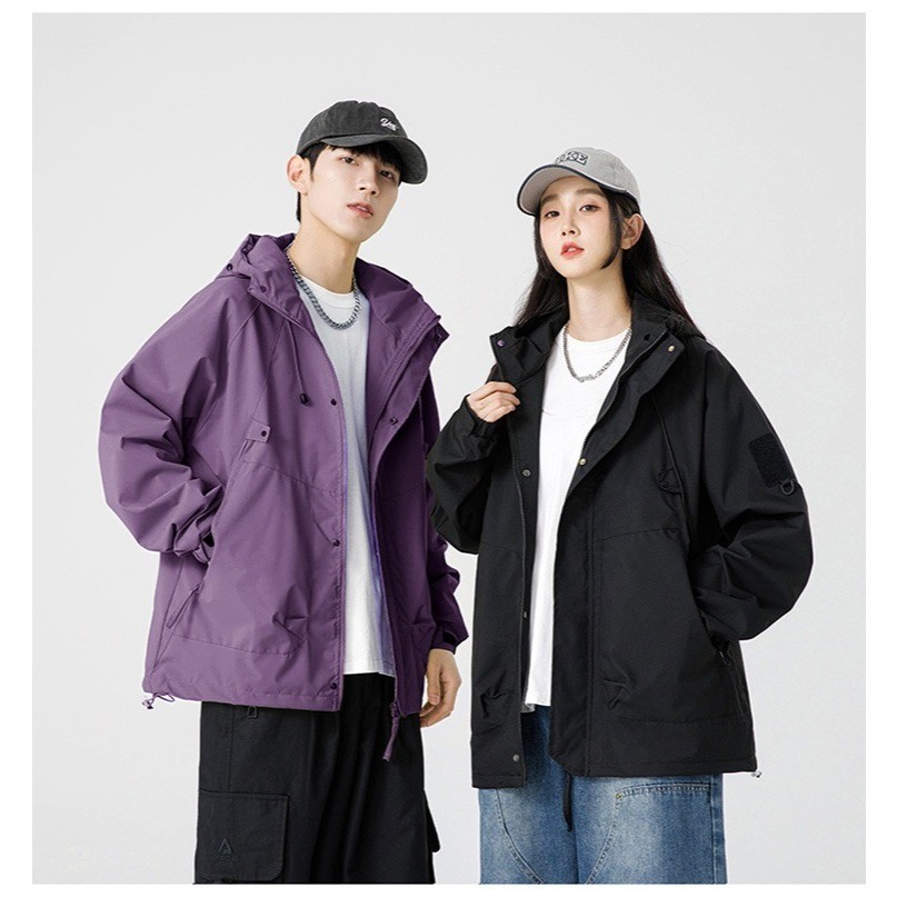 PannoFluxus ชุดจู่โจมผู้ชายสไตล์ญี่ปุ่นสไตล์ฮาราจูกุกีฬากลางแจ้งคุณภาพสูงเป็นกลาง - รูปที่ 5