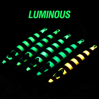 เหยื่อล่อตกปลา Luminous Fishing Jig ขนาด 10g-60g ทำจากโลหะ พร้อมตะขอคม ใช้สำหรับตกปลาแบบ Jigging และการแคสติ้ง มีให้เลือก 5 สี