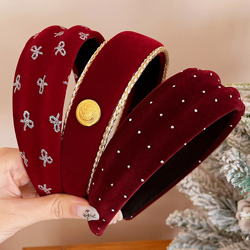 หมวกแฟชั่นสีแดง สำหรับฤดูใบไม้ร่วงและฤดูหนาว พร้อมสายคาดศีรษะ เหมาะสมทุกกิจกรรมและการแข่งขัน - รูปที่ 5