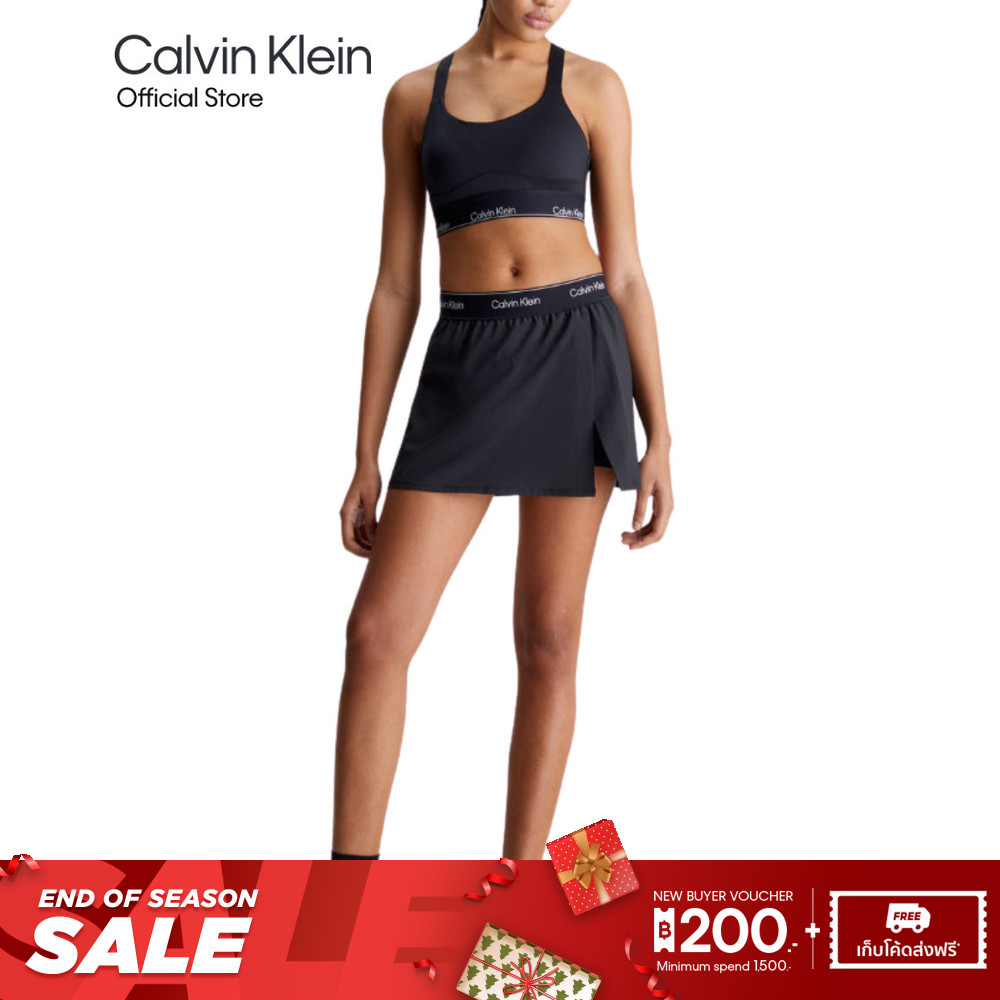 CALVIN KLEIN กระโปรงผู้หญิง Modern Sport Skirt รุ่น GWS4T901 UB1 - สีดำ