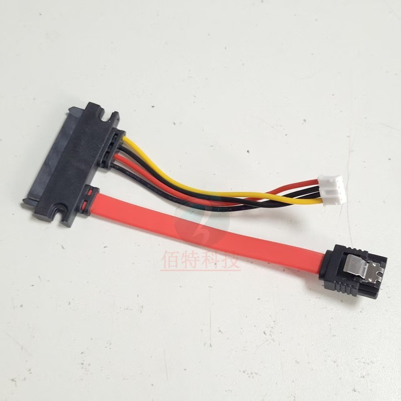 การควบคุมอุตสาหกรรมเมนบอร์ดคอมพิวเตอร์ฮาร์ดดิสก์สายเคเบิล sata 4P to sdd Solid State Hard Disk สายไฟ