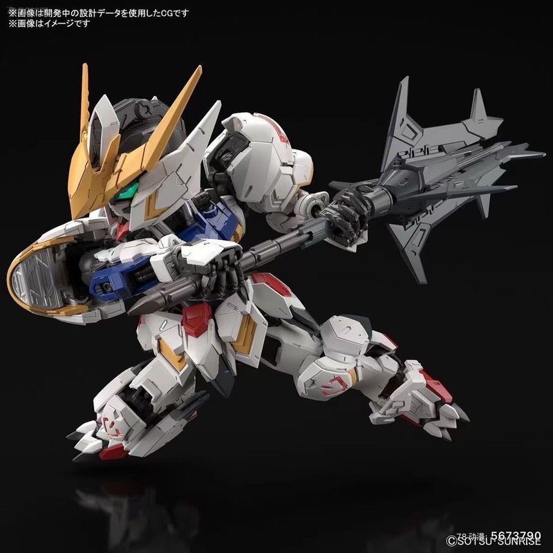 【พร้อมส่ง】mg barbatos lupus mg barbatos gundam barbatos MG 1/100 ASW-G-08 BB Warrior Model Kit เจเนอ