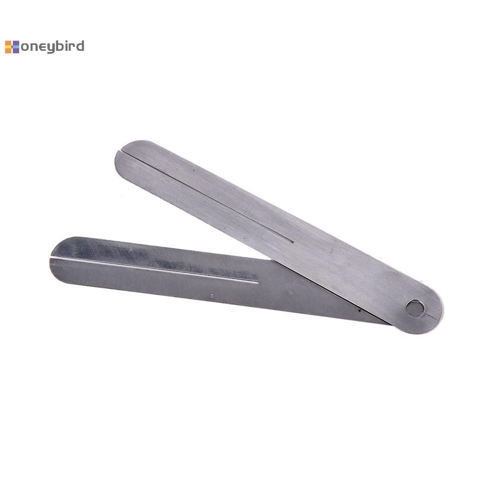 Honeybird 2 ชิ้น fret puller fretboard fretboard fret ซ่อมเครื่องมือ protector แผ่นเหล็ก Nice