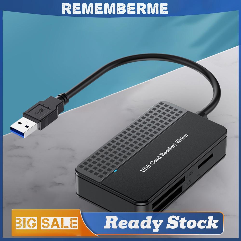 USB 3.0 ประเภท C USB Card Writer 4 ใน 1 หน่วยความจําสมาร์ทเครื่องอ่านการ์ด 20 ซม.การ์ดหน่วยความจํา W