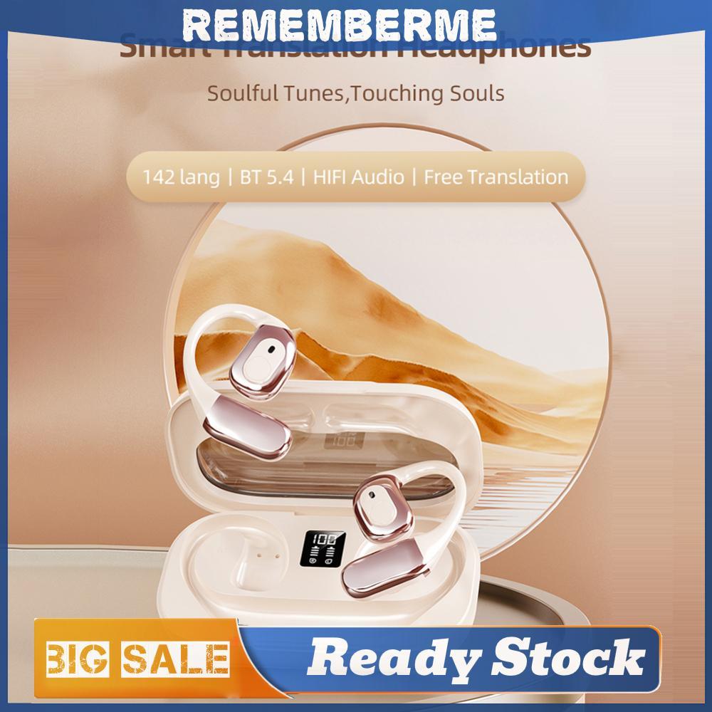 Real Time Translator หูฟัง 142 ภาษา Cancelling Two-Way Translator หูฟังแปลทันที Smart Voice Translat