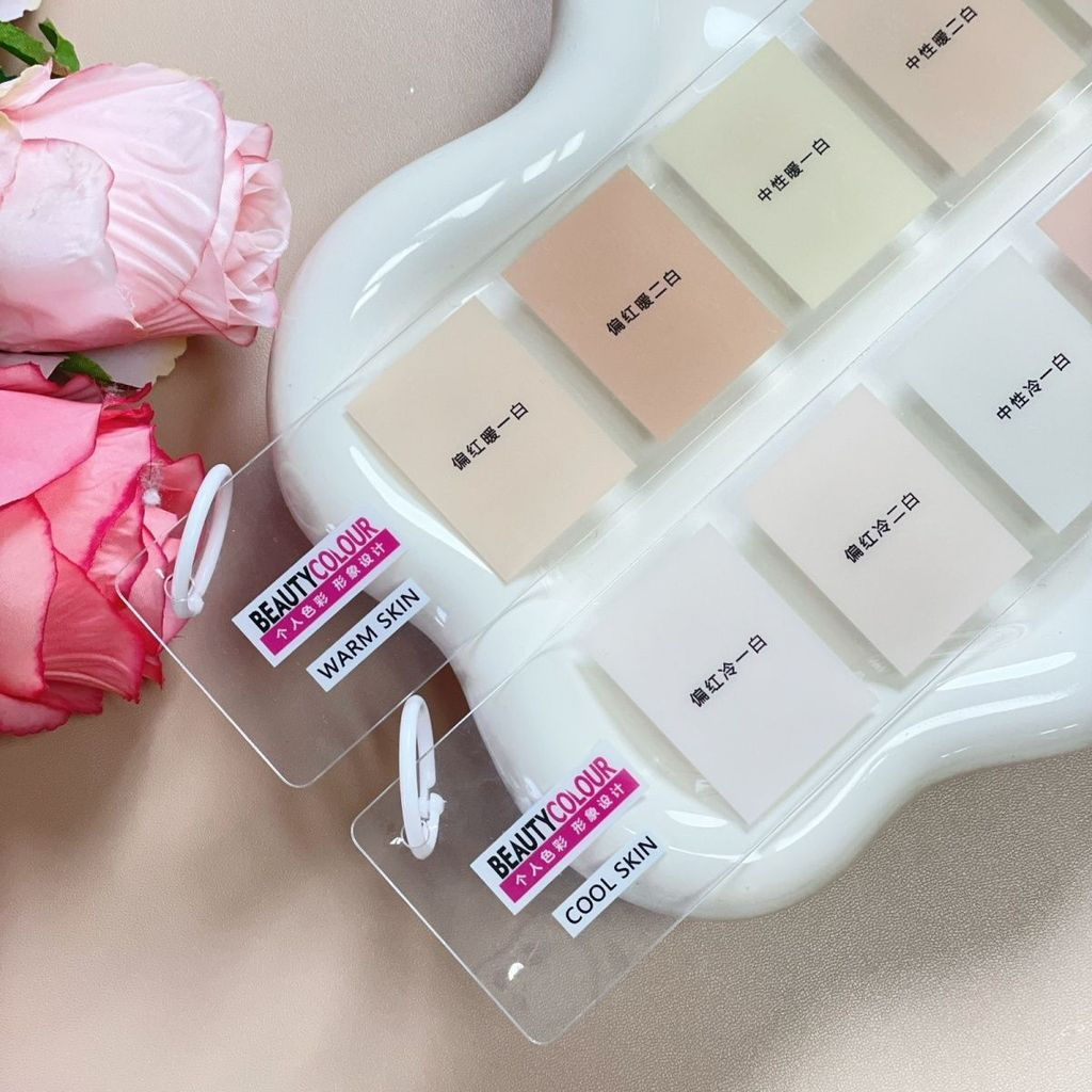 Premium Personal Color Skin Tone Test Image Management Makeup Foundation Color Selection Warm and Co