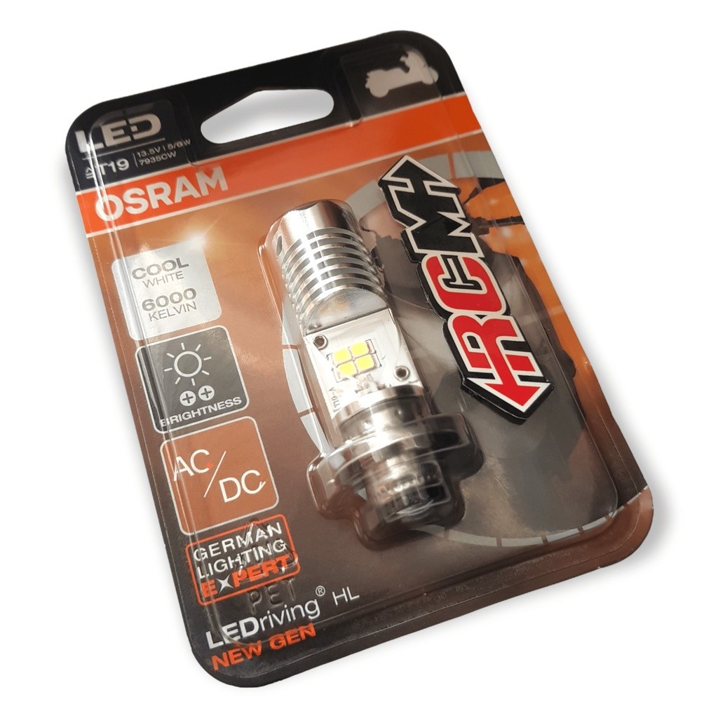 หลอดฮาโลเจนไฟหน้ารถจักรยานยนต์หลอดไฟ Led Riving T19 H6 M5 K1 Cool White Vario Beat Karisma Supra X12