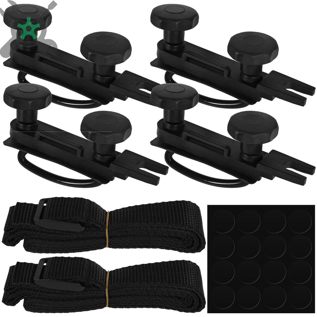 ชุดติดตั้งกล่องหลังคา Heavy Duty กล่องหลังคา U-Bolt Clamp Kit Universal แร็คหลังคาชุดวงเล็บ SHOPTKC8914