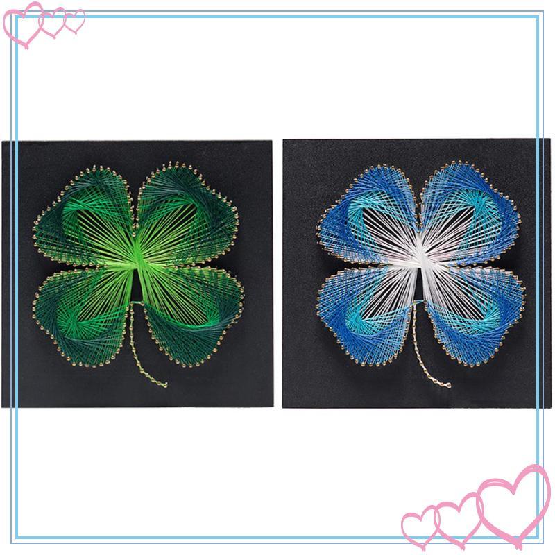 [meteor2] 30x30 ซม.Pin String Art Lucky ดอกไม้ Heimwerken ตกแต่ง String Art ชุดสําหรับผู้ใหญ่เด็กศิล