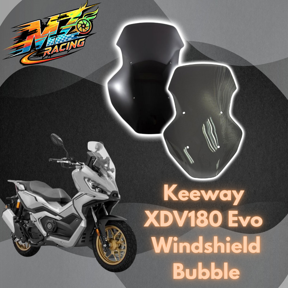 XDV180 Evo Bubble Windshield Windshield Fairing Deflector Sleek และ Stylish Design สําหรับ Keeway XD
