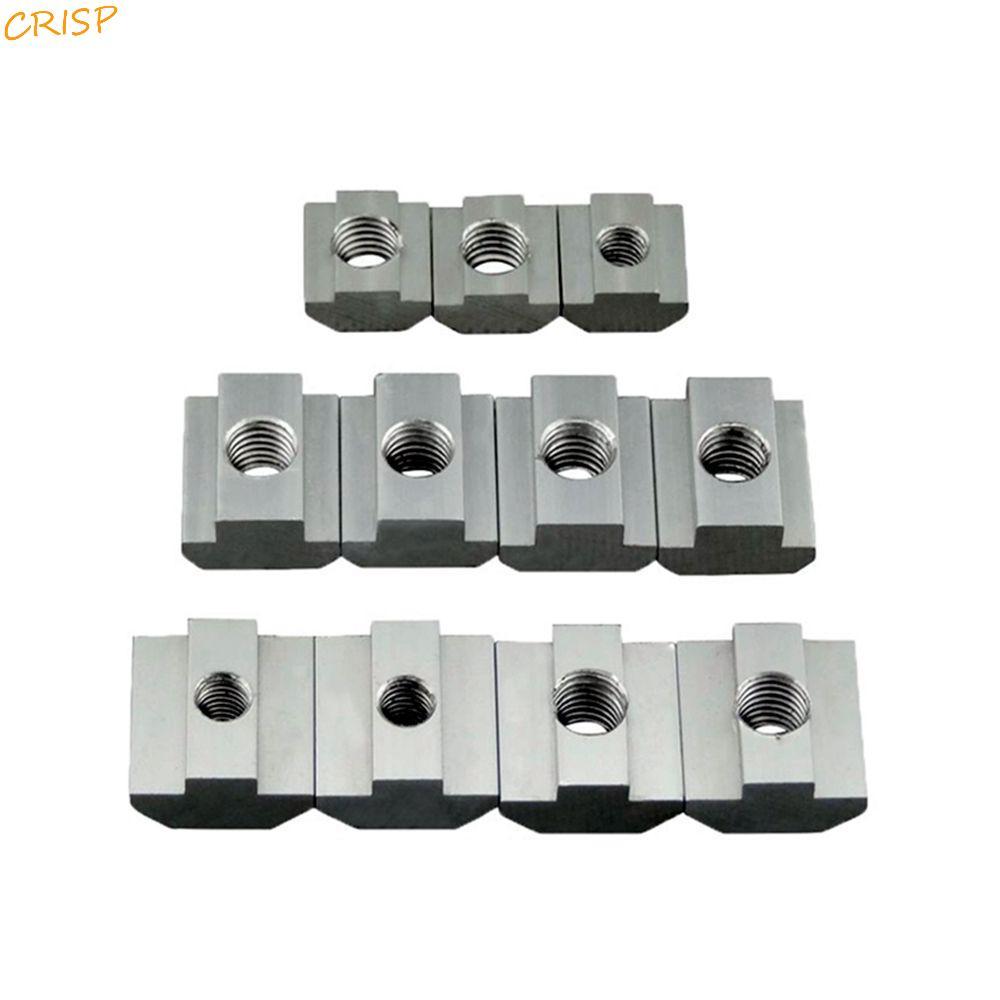CRISP ค้อน Nut T-Track เลื่อน 20 ชิ้น 2020 3030 4040 4545 T บล็อก T Slot Nut