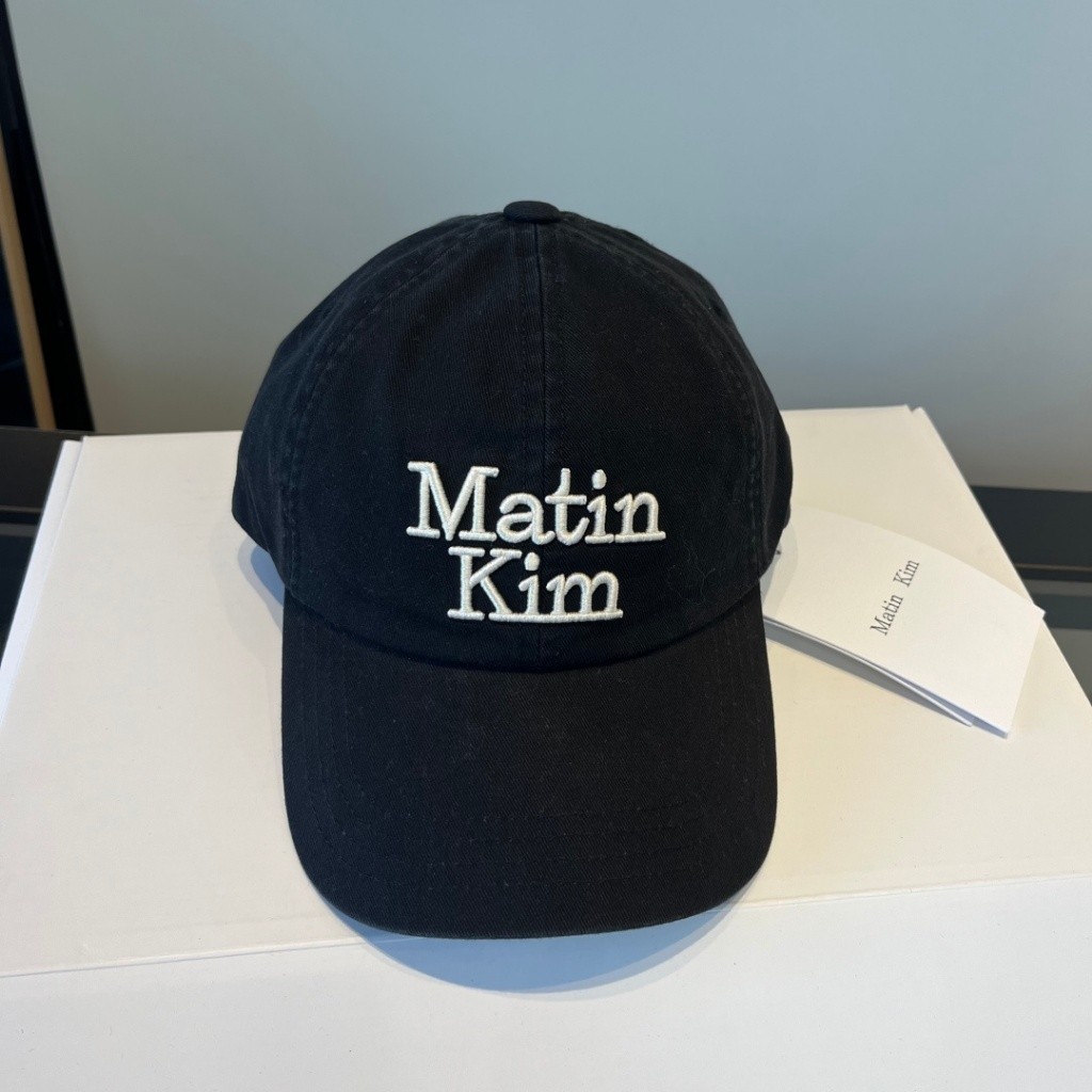 MATIN KIM หมวกเบสบอลปักลายอินเทรนด์ สไตล์ยูนิเซ็กซ์