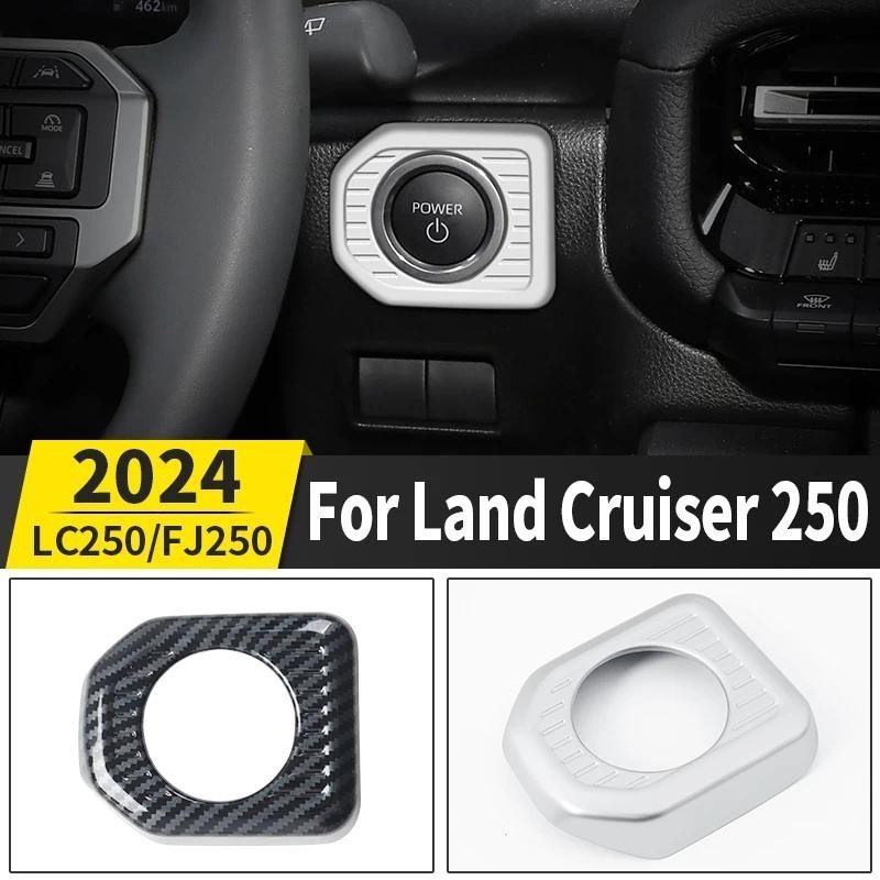 สําหรับ Toyota Land Cruiser 250 2024 1958 Prado LC250 First Edition FJ250 One Key เริ่มต้นปุ่มฝาครอบ
