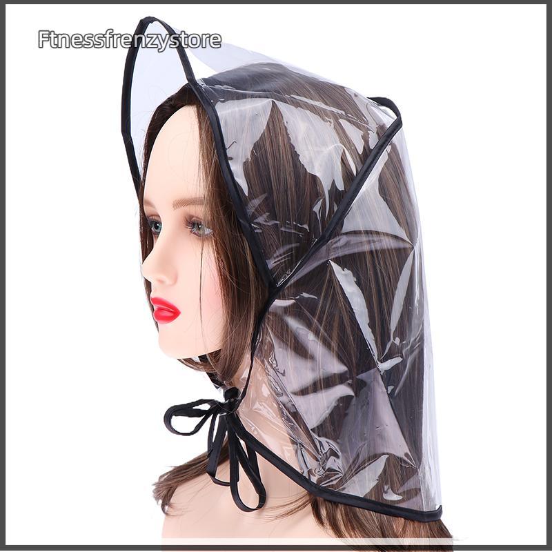หมวกกันฝนพลาสติกแบบBonnet สำหรับผู้หญิง ช่วยให้ทรงผมของคุณสมบูรณ์แม้หลังฝนตก