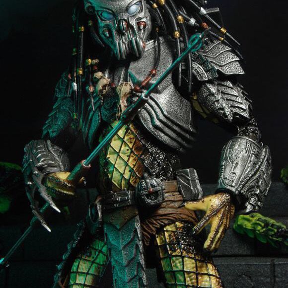 【พร้อมส่ง】NECA feral predator figure avp neca hiya predator wolf แท้ แท้ badlands prey the figure 1/