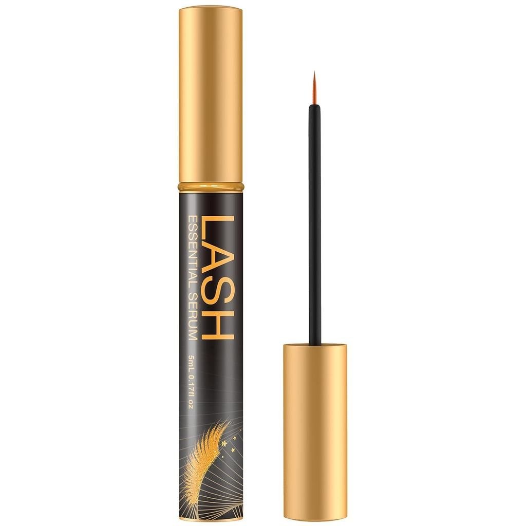 Eyelash Serum for Longer, Thickening Lashes - Enhances Natural Lashes, Extensions & Brows - 1 แพ็ค R