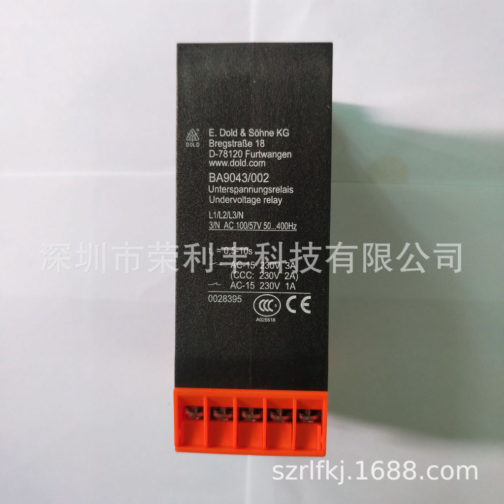 Dod BA9043/002 3/N AC50-400HZ 57/100V Nr:0028395รีเลย์