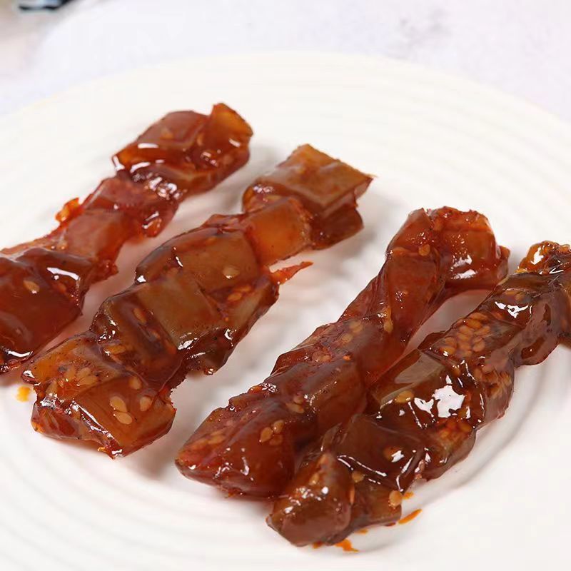 Silly Brother Beef Tendon Instant Snacks BBQ Strong Spice Beef Tendon Beef Cooked Food Casual Snacks