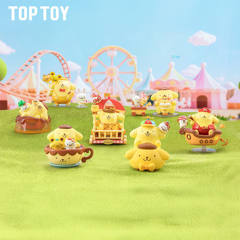 TOPTOY Pompompurin Amusement Park Series Blind Box6 ชิ้น