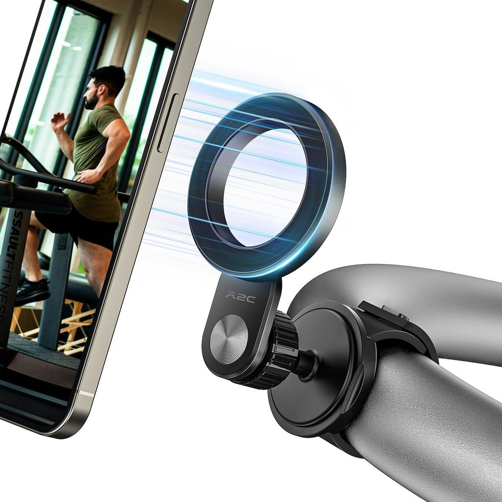 APPS2Car สายรัดบาร์แม่เหล็กโทรศัพท์สําหรับลู่วิ่ง Peloton, จักรยานออกกําลังกาย/เครื่องเขียน, รถเข็นเ