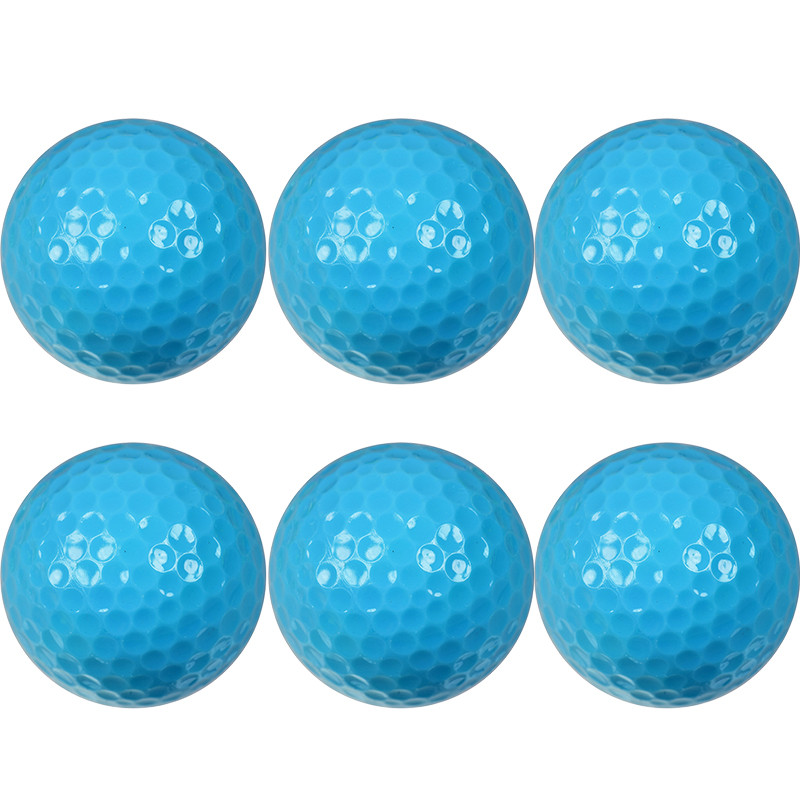 สีกอล์ฟบอลสีเปล่าของขวัญบอลเส้นผ่าศูนย์กลาง42มิลลิเมตรพัตเตอร์ปฏิบัติลูกนวด6กอล์ฟสีลูก แอล666