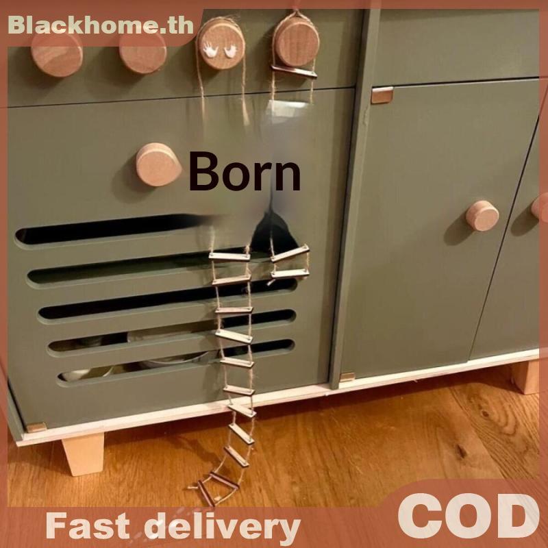 ACK 1 ชิ้น Miniature Fairy Garden Decor สําหรับ Home Courtyard & Mini ภูมิทัศน์ไม้ Fairy Bridge เชือ