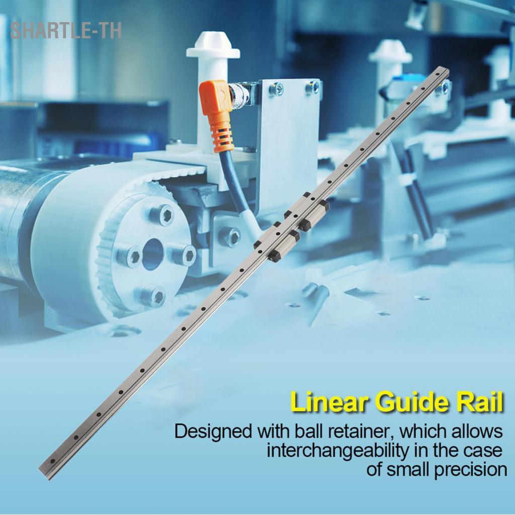 Shartle-th Sharple-th คู่มือเชิงเส้น MGN12 Carriage 550 มม.แบริ่งเหล็กสไลด์ขนาดเล็ก 2pcs MGN12C บล็อ