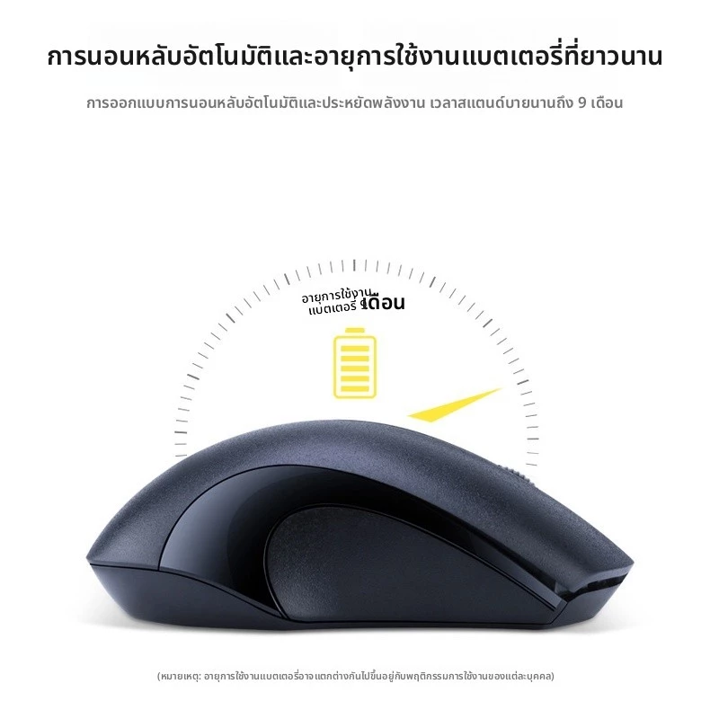 เมาส์ไร้สาย 2.4GHz สำหรับเล่นเกมและสำนักงาน thumbnail 7