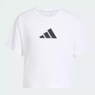 adidas Gym & Training เสื้อยืดเทรนนิง Train Essentials Big Logo Performance ผู้หญิง สีขาว JG8615