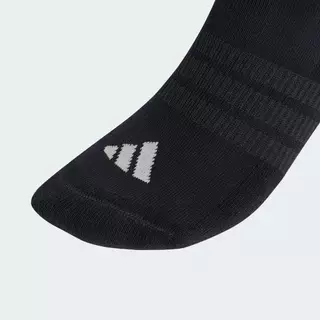 adidas ไลฟ์สไตล์ ถุงเท้าโลว์คัท Cushioned Essentials (3 คู่) Unisex สีดำ KR7122