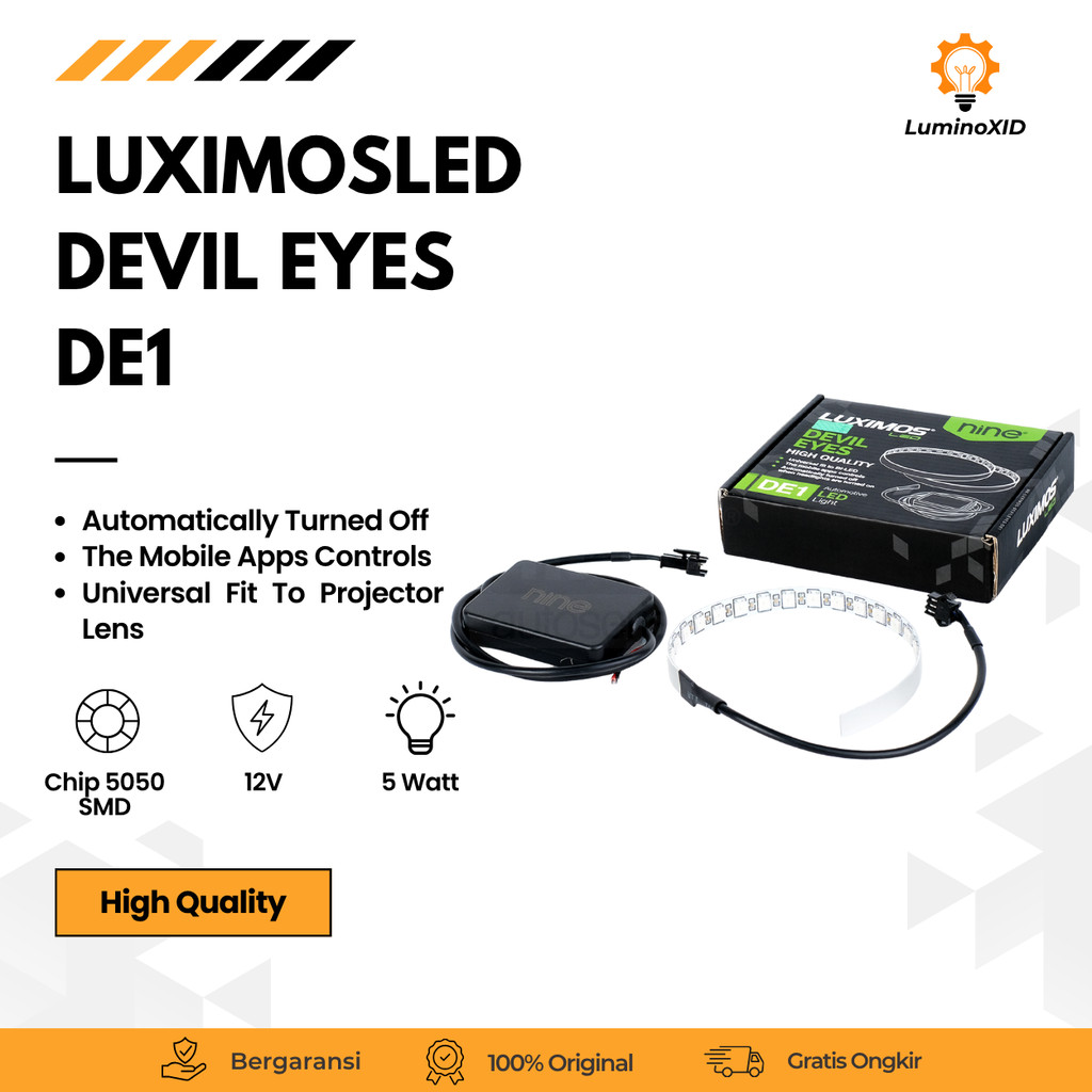 Devil Eyes 22 Points Android Module RGB APP Bilined Projector Universal 12V DE1 - LUXIMOS